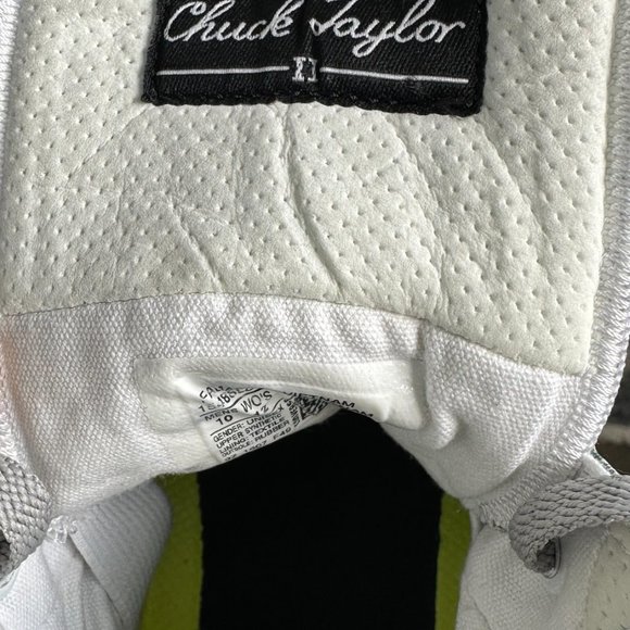 Converse Chuck II HI TOPS PURE SILVER SIZE 10 M / 12 W (154889C) - Picture 5 of 6